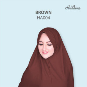 Jilbab Hudaiva Andalus HDVA - HA004 Brown
