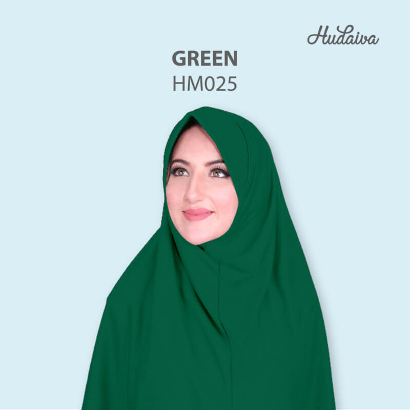 Jilbab Hudaiva Morocco HDVA - HM025 Green