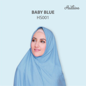 Jilbab Hudaiva Syria HDVA - HS001 Baby Blue