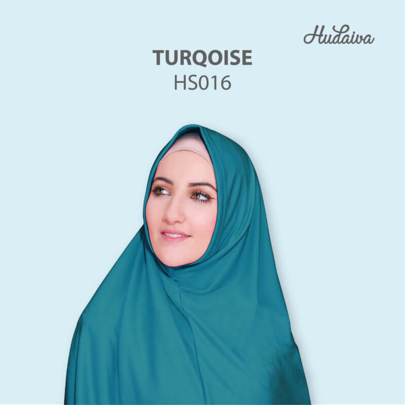 Jilbab Hudaiva Syria HDVA - HS016 Turqoise