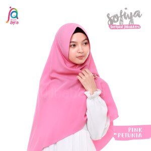 Jilbab Afra Khimar JAFR - Sofiya 09 Pink Petunia