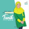 Set Baju Tunik Anak & Jilbab Little Muslim AFRA - LM005