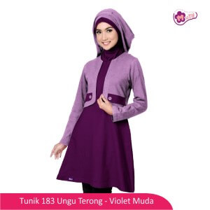 Tunik Dewasa Mutif MTIF - 183C Ungu Terong - Violet Muda