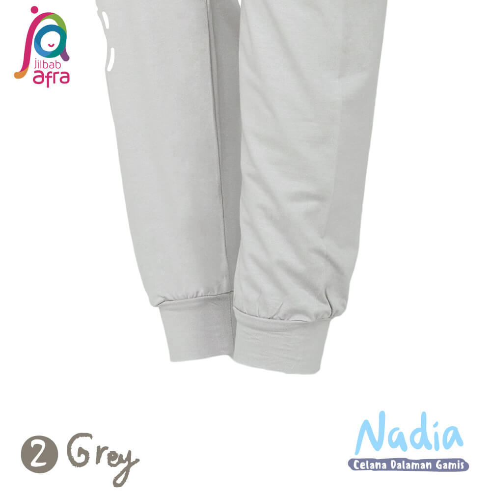 Jilbab Afra Celana Dalaman Gamis JAFR - Nadia 02 Grey
