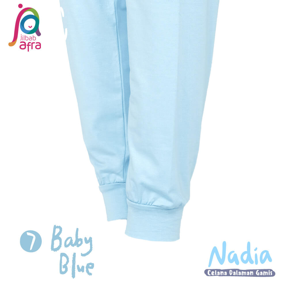 Jilbab Afra Celana Dalaman Gamis JAFR - Nadia 07 Baby Blue