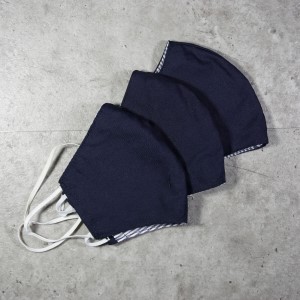 Masker Kain Mutif MTIF - Masker Polos Dark Navy
