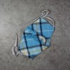 Masker Kain Mutif MTIF - Masker Kotak Biru Laut