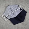 Masker Kain Mutif MTIF - Masker Polos Dark Navy