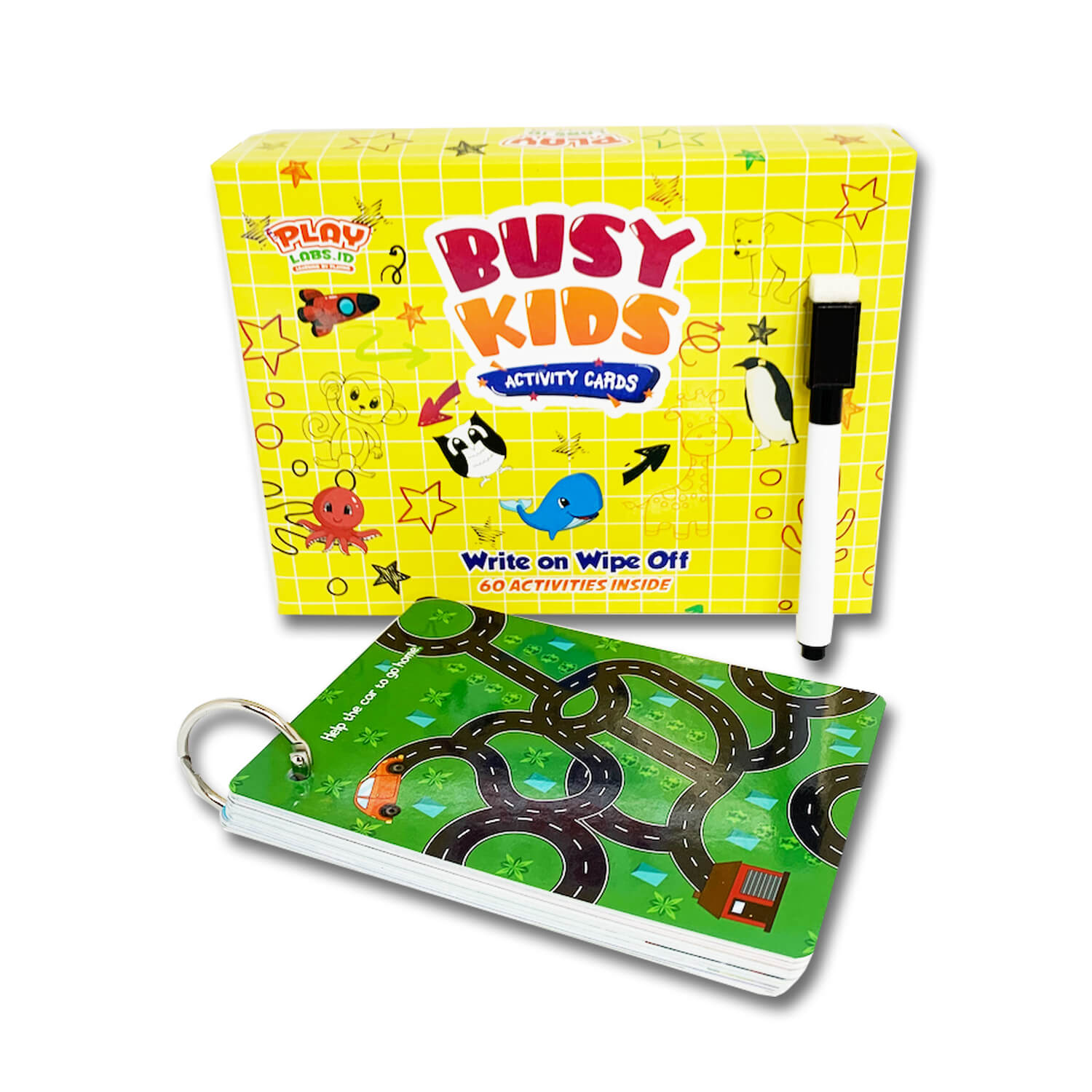 Busy Kids Activity Cards - Mainan Edukasi Anak - PlayLabs
